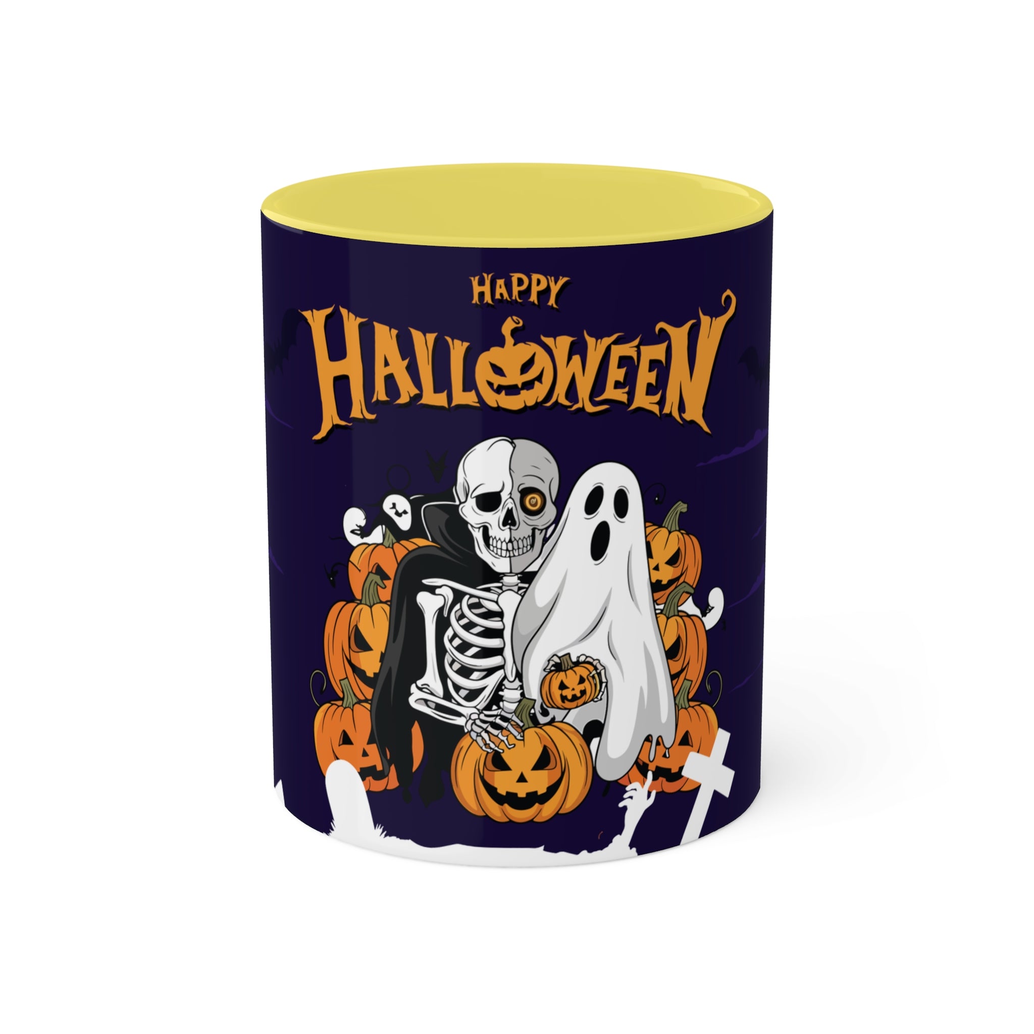 Halloween is Better with Skeleton | Colorful Mugs